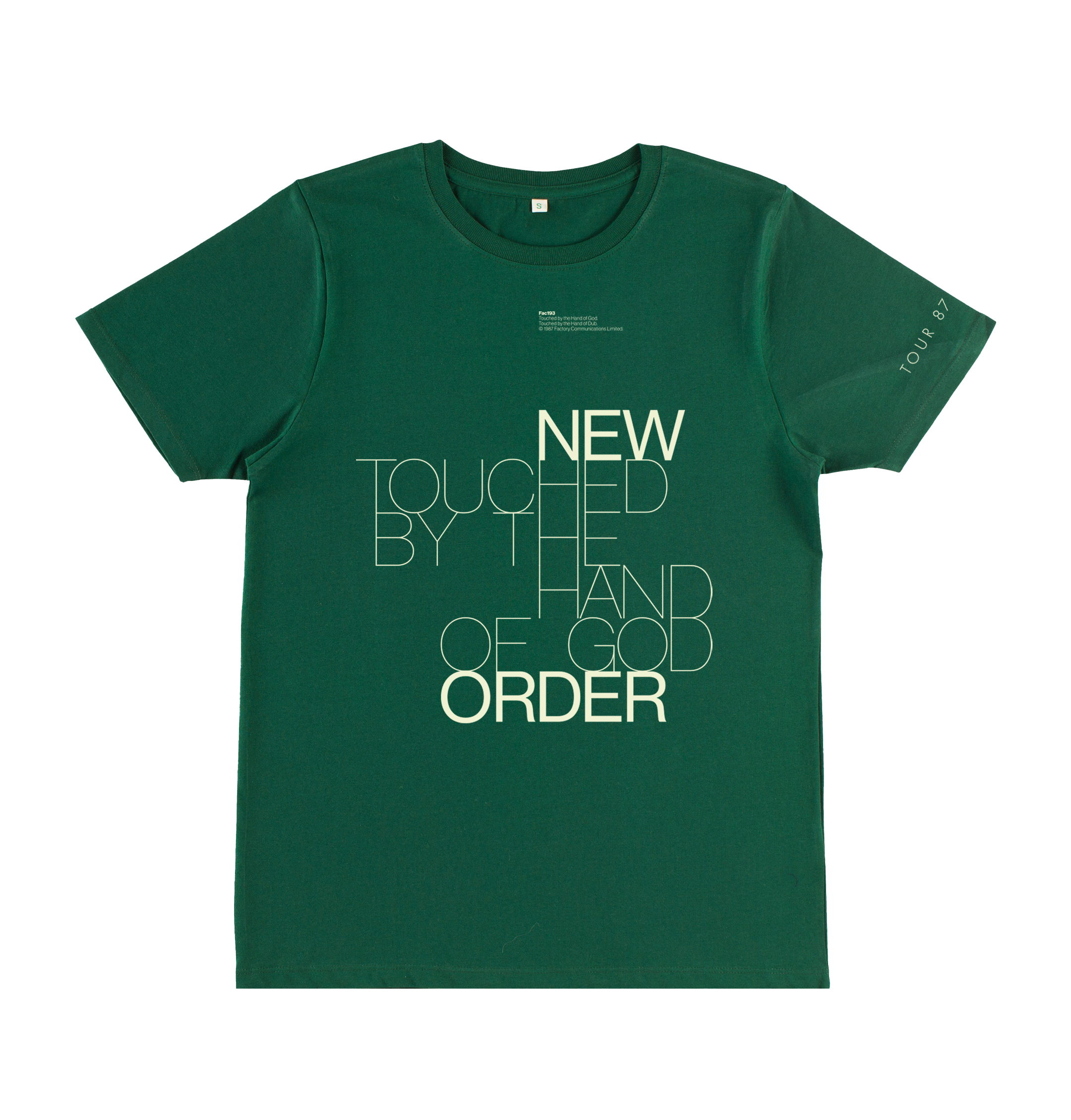 ニュー・オーダー「Touched By The Hand Of God」 Hand of God T-Shirt Green | New Order